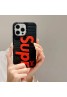 LV/ルイヴィトン SUPREME/シュプリーム コラボ ブランド iphone 14/14 pro/14 pro maxケース かわいい モノグラム シリコン製 ジャケット型 赤黒白色 アイフォン14/14プロ/14プロマックス/13/12/11カバー 全面保護 ファッション メンズ レディース