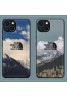 ザ.ノース.フェイス ブランド iphone13/13 pro/13 pro maxケース 個性 雪山柄 the north face レザー製 ステッチ お洒落 ジャケット型 モノグラム アイフォン13/12/11/x/xr/xsケース ファッション 潮流 メンズ レディーズ