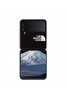 the north face ギャラクシーZflip4 5Gスマホケース 雪山 折畳み式 samsungZflip3カバーザ ノース フェイスブランド 値段 激安 Galaxy Zflip3/2携帯ケースthe north face メンズ 個性