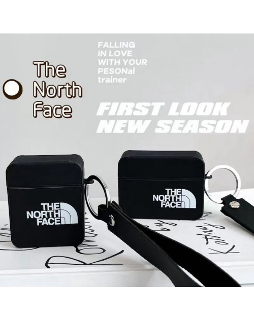 ザ・ノース・フェイス THE NORTH FACE エアーポッズ プロ2ケース 便利 カラビナ付き 第3世代 airpods pro2ケース ハイブランド 落下防止airpods pro2ケース シリコンairpods pro2/3ケース　ストラップ付き