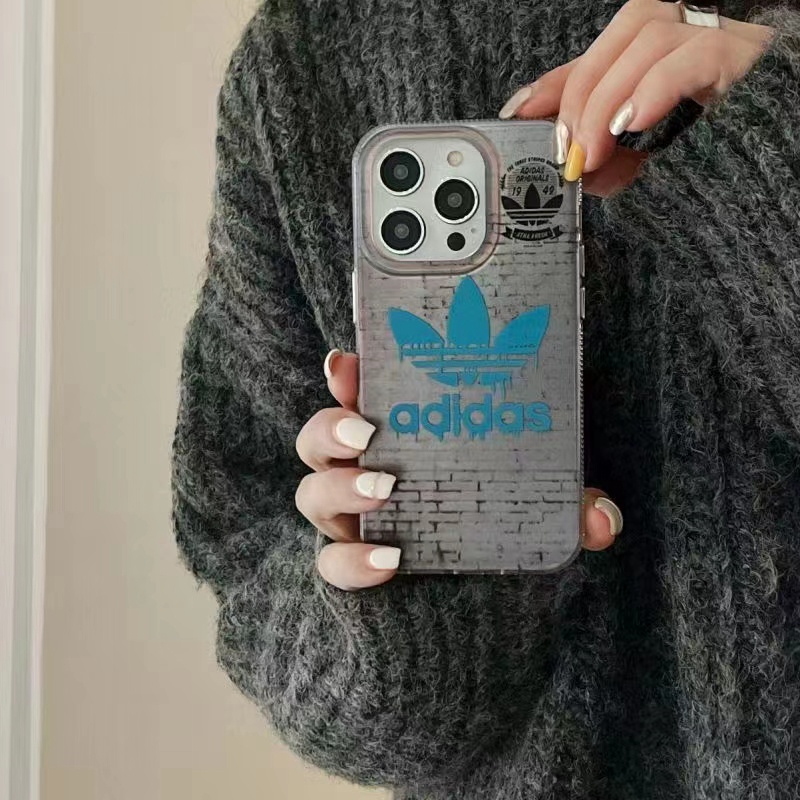 アディダスiphone14pro max/14plusケースadidasキャンバス モノグラム ジャケット ブランド アイフォン14カバー男女