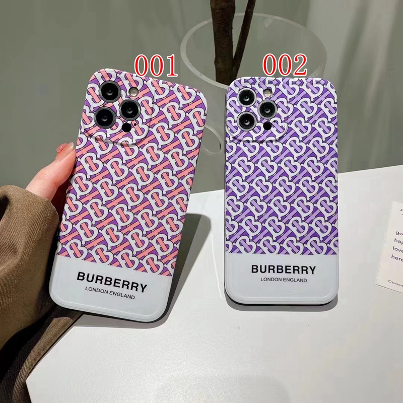 アイフォン14プロ マックス/14プロ/13スマホケースブランドBurberry 定番柄