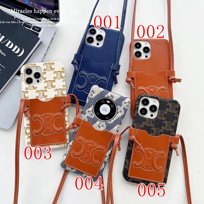 セリーヌアイフォン14プロ マックス/14プロ/14プラス/14ケース カード収納