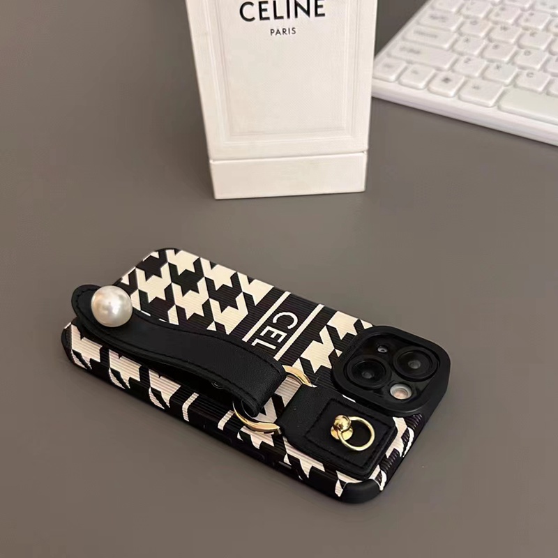 セリーヌiphone14pro max/14plusケース可愛いcelineハンド スタンド革ブランド セレブ愛用アイフォン14カバー激安ジャケット男女