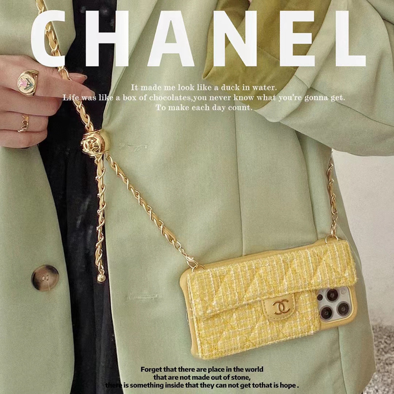 chanel ブラント お洒落 ストラップ付 バッグ型 アイフォン13ケース 女性愛用