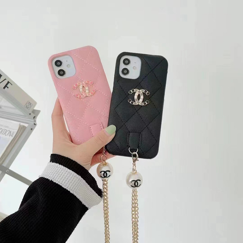 シャネル ブランド iphone13 pro max/13 miniケース 激安 ストランプ付き レザー かわいい