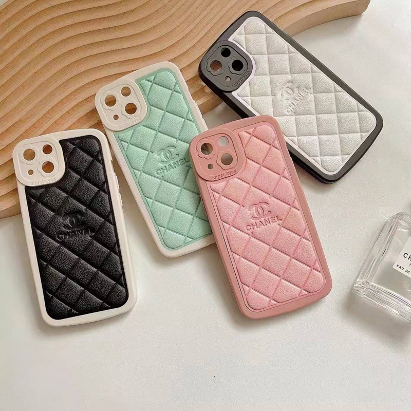 CHANEL ハイブランド iphone 13 pro/13 pro max/13 miniケース オシャレ シャネル レザー ジャケット型 シリコン