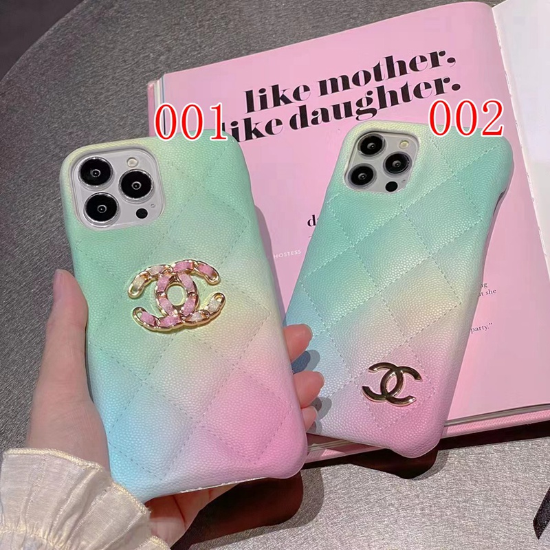 シャネルハイブランド iphone14Pro max/14Pro/14携帯ケース 極彩色