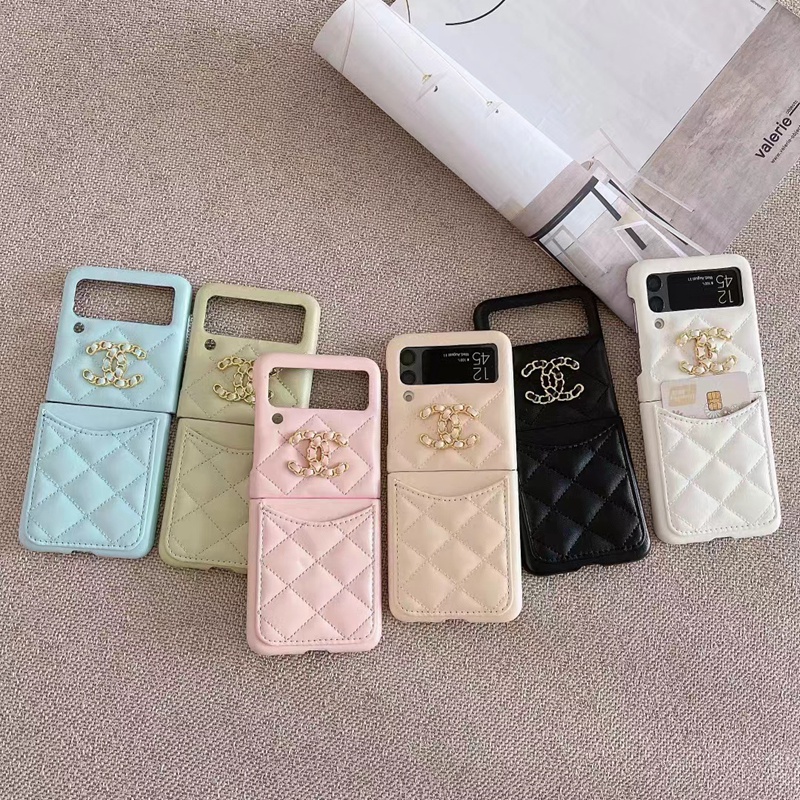 ブランド Galaxy z flip 5ケース かわいい 折りたたむ レザー カード入れ 保護 セレブ愛用 激安