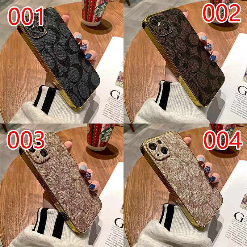 アイフォン14プロ マックス/14プロ/14プラス/14スマホケースコーチハイブランド cuir