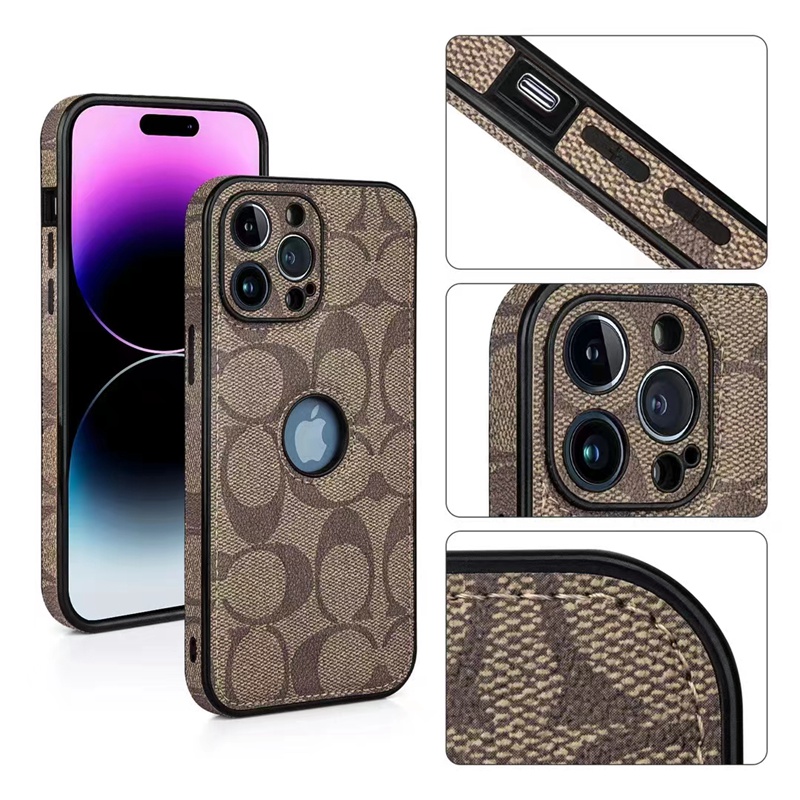 コーチiphone14pro max plusケース可愛いcoach馬車モノグラム激安ジャケット ブランド アイフォン14カバー