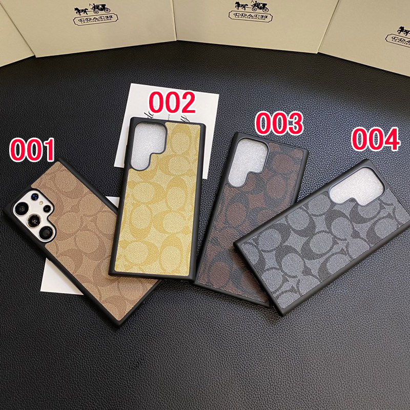 Coach コーチ galaxy s24plusケース ビジネス ストラップ付きins風 スマホケース