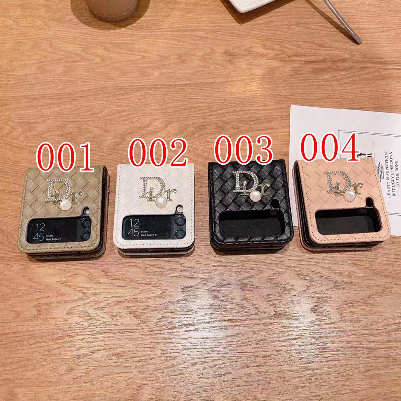 ハイブランドディオール ギャラクシーZflip3 5Gスマホケース レザー