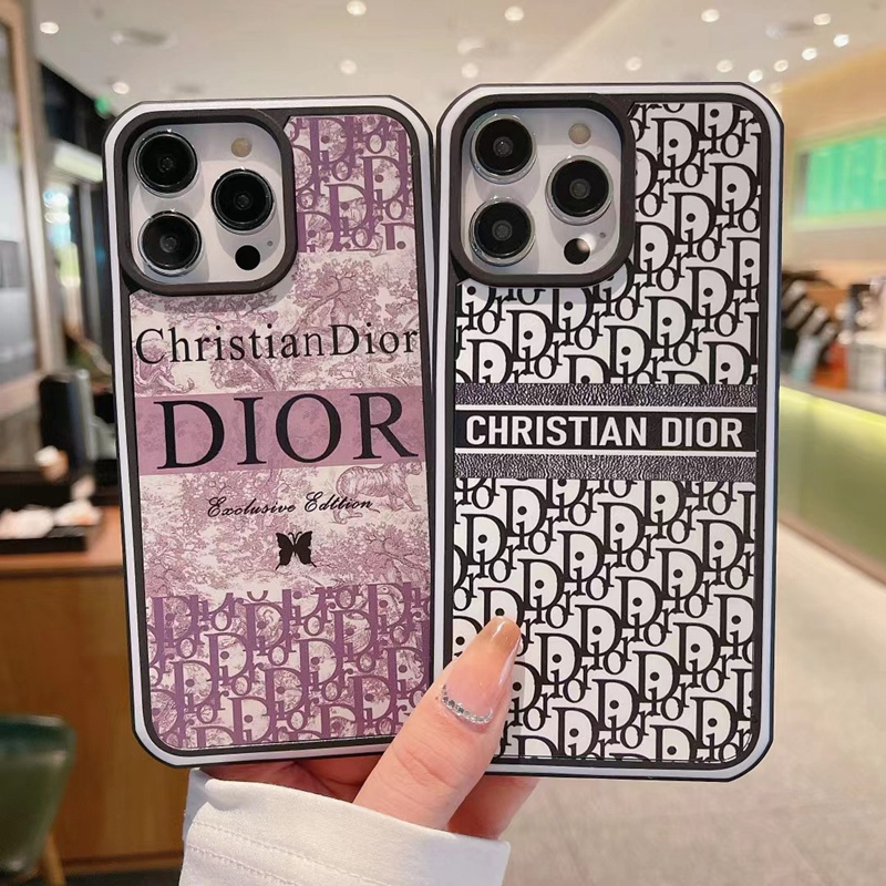 DIOR/ディオール ブランド iPhone 14/14 Pro/14 Pro Maxケース かわいい 蝶柄 モノグラム ジャケット型 芸能人愛用