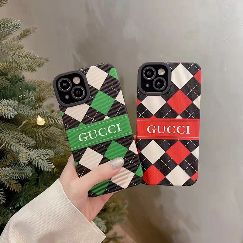 GUCCI ブランド iphone 13 pro/13 pro max/13 miniケース ins風 市松模様 グッチ モノグラム柄 カラー ジャケット型