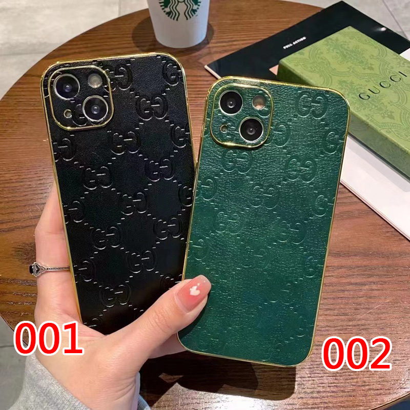 グッチiphone14/13Pro max/13Pro/13スマホケース メタリック塗装