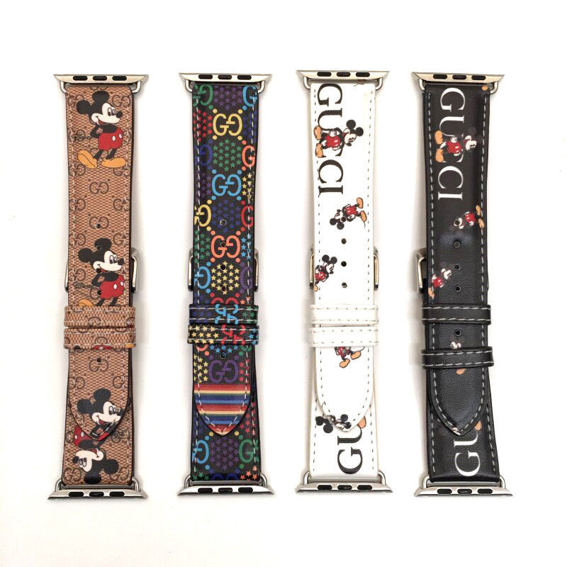 ハイブランドGucci Apple Watch 8/7/6/5/4/SE2バンド GGサイケデリック