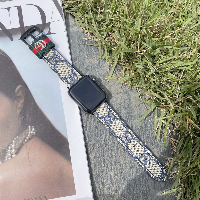 gucciアップルウォッチ8/se2/ultraハンド革グッチ モノグラムapple watch SE2腕時計ブランド ストラップ ベルト男女