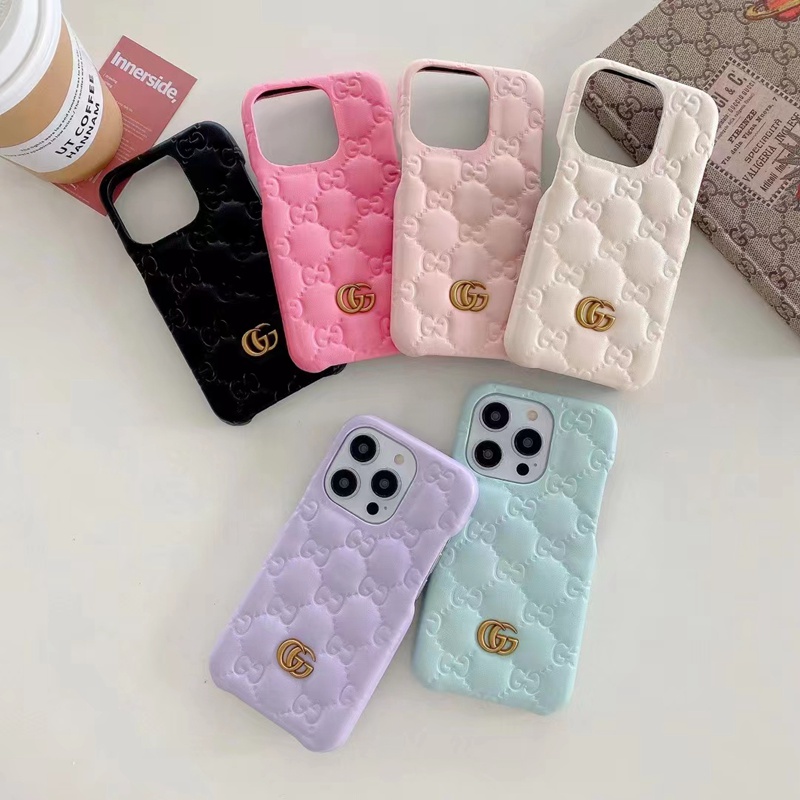 Gucci グッチ ハイブランド iPhone 14/14 Pro/14 Pro Max/14 Plusケース モノグラム 背面 ジャケット型 カラー男女