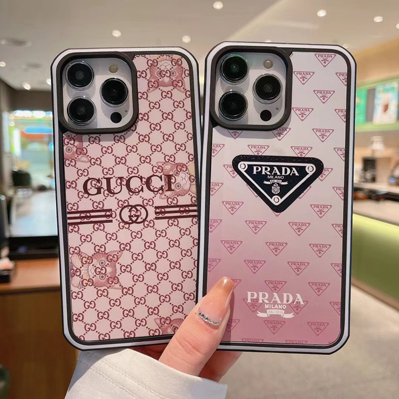 グッチ バーバリー プラダiphone14pro max/14plusケース可愛い猫モノグラム馬車ジャケット ハイブランド アイフォン14男女