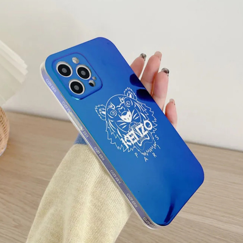 ケンゾー Kenzo ブランド アイフォン13/13 pro maxカバー お洒落 虎頭 キラキラ ジャケット型