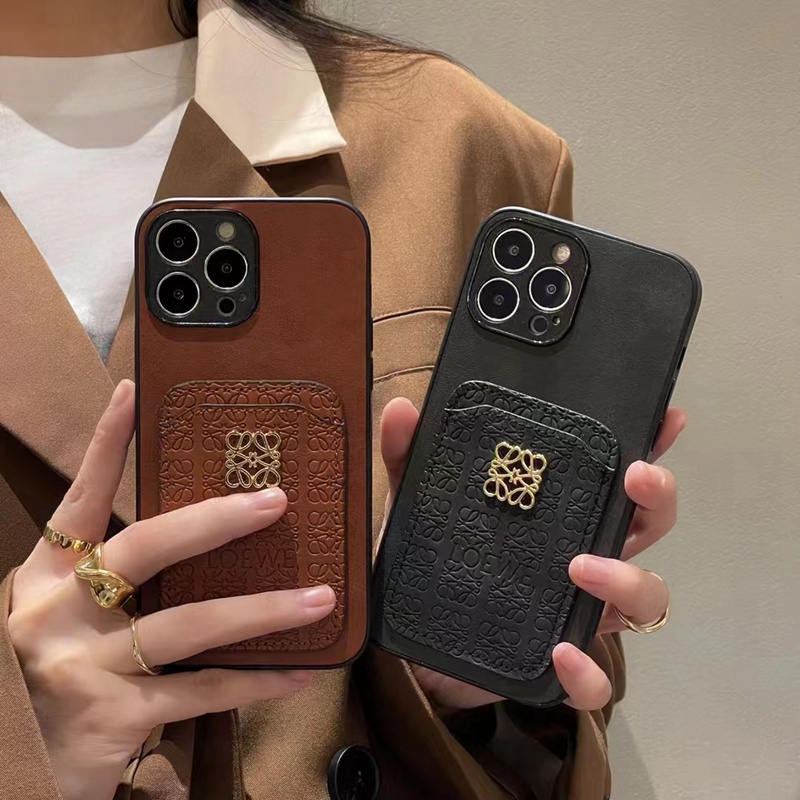 LOEWE ロエベペアお揃い アイフォン15プロマックス 14 plusケース ファッション セレブ愛用 iphone15proケース