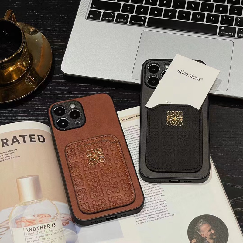 LOEWE ロエベブランド iphone15 14 13 pro maxケース かわいいアイフォン15 14プラス経典 メンズ個性