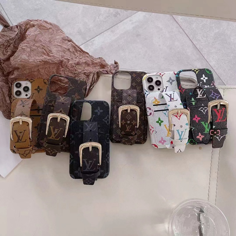 Gucci グッチ LV ルイヴィトン ハイブランド Iphone 14/14 pro/14 pro maxケース レザー カード入れ ケース 革 ハンドヘルド付き