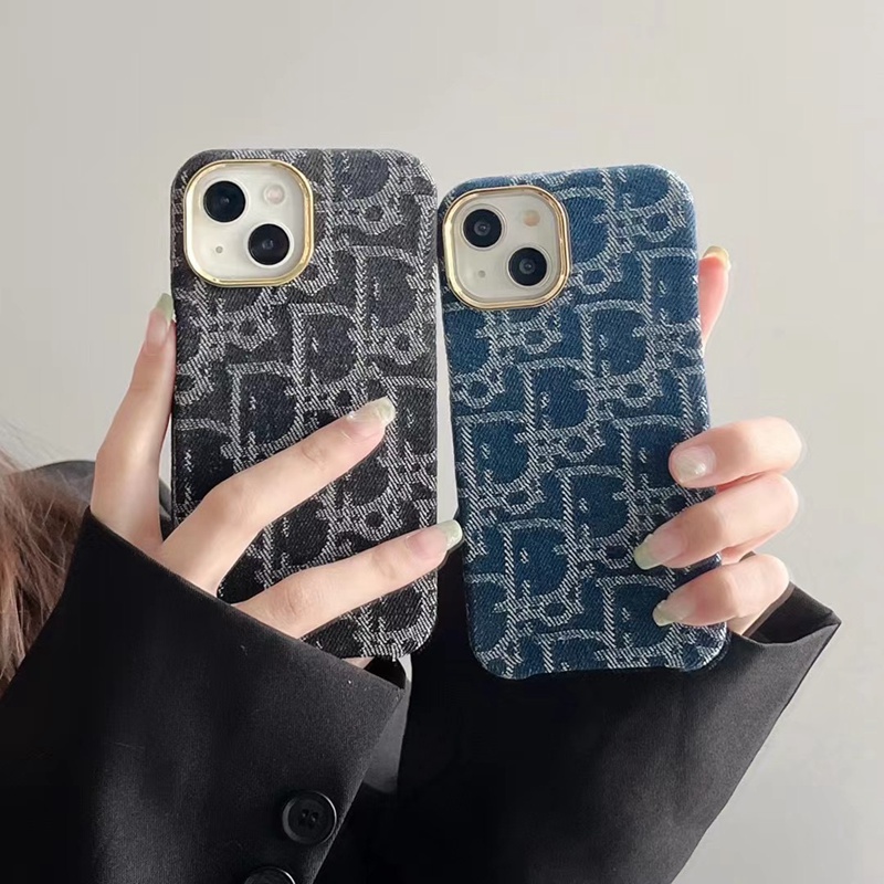 ヴィトン ディオールiphone14pro max/14plusケース可愛い デニムlvブランドdiorモノグラム ジャケット アイフォン14カバー男女