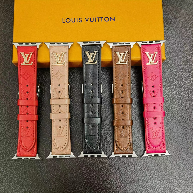 ヴィトンlv アップルウォッチ8/se2/Ultraバンド革モノグラムApple Watch8ブランド ベルト ストラップ 男女