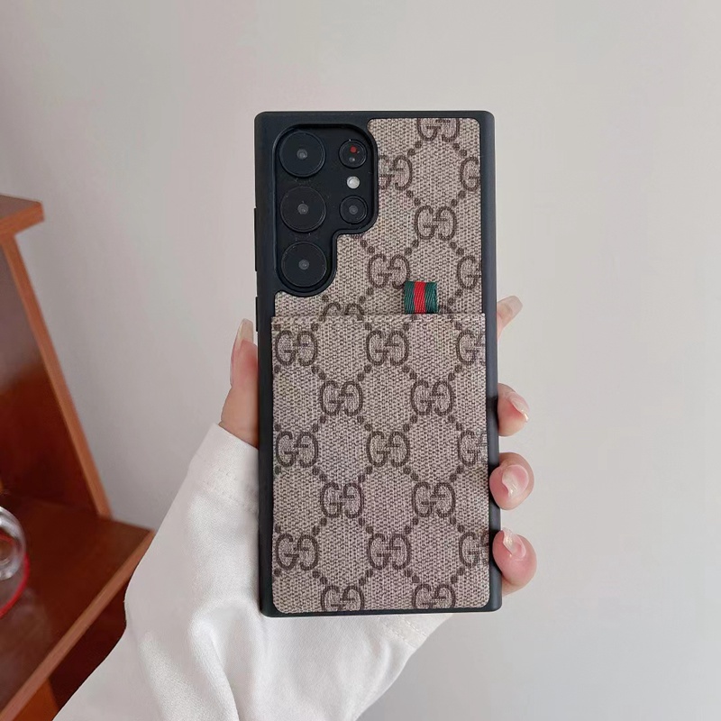 Gucci グッチ LV ルイヴィトン Burberry バーバリー ブランド iphone 14/14 pro/15 pro maxケース モノグラム カード入れ galaxy s23+/s23 plus/s23 ultraスマホケース ジャケット型 アイフォン15プロマックス/14プラス カバー ファッション メンズ レディース