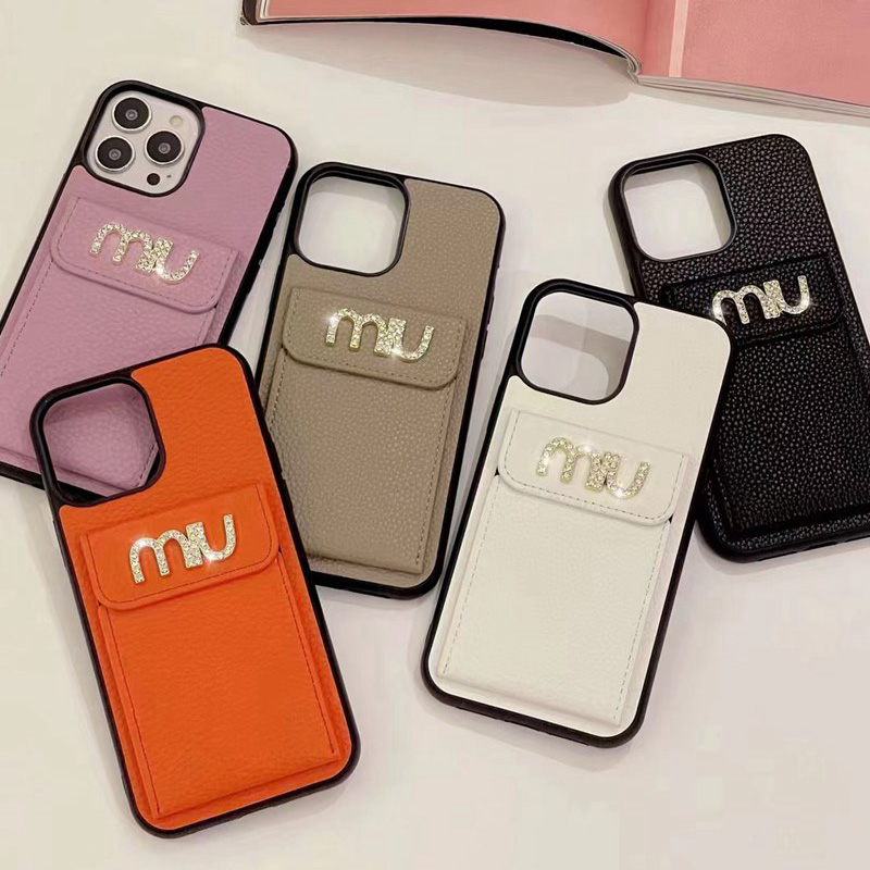 ミュウミュウ MiuMiuブランド iphoneiphone 15 plus 14 pro max plus ケース かわいい スマホケース 安い ペアお揃い