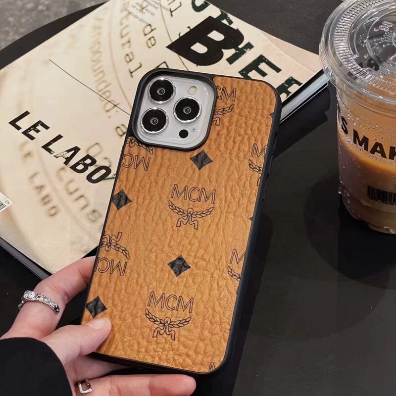 アイフォン14プロ マックス 14プロ 14マックス 14カバーMCM おしゃれ cuir