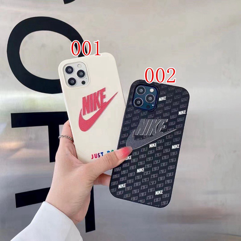 ブランドナイキiphone14/14Pro max/14Pro/13ケース メタリック塗装 個性