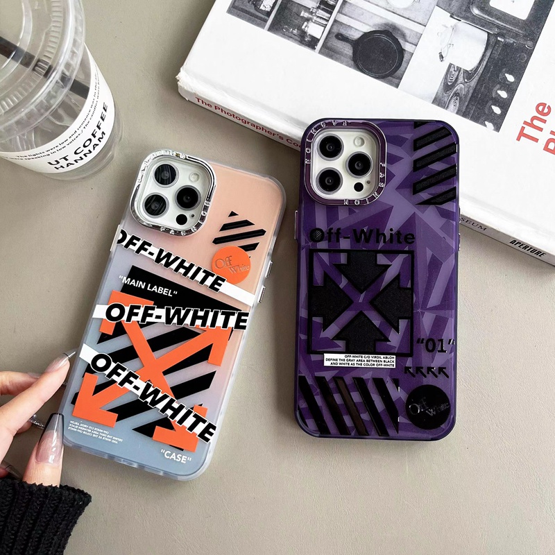 Off-White オフホワイト ハイブランド iphone14Pro max 14Plus 14スマホケース かわいい 矢印柄 ジャケット型