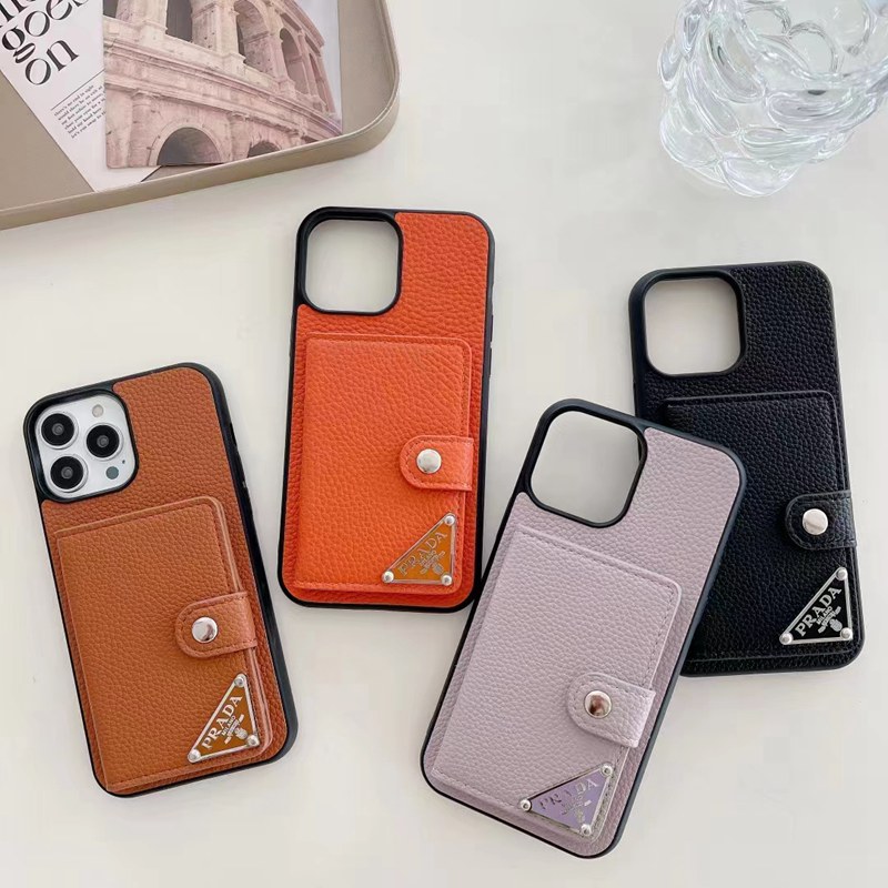 プラダprada iphone15pro max/14plusケース カード財布ジャケット革セレブ アイフォン14プロ マックス/14プラス男女