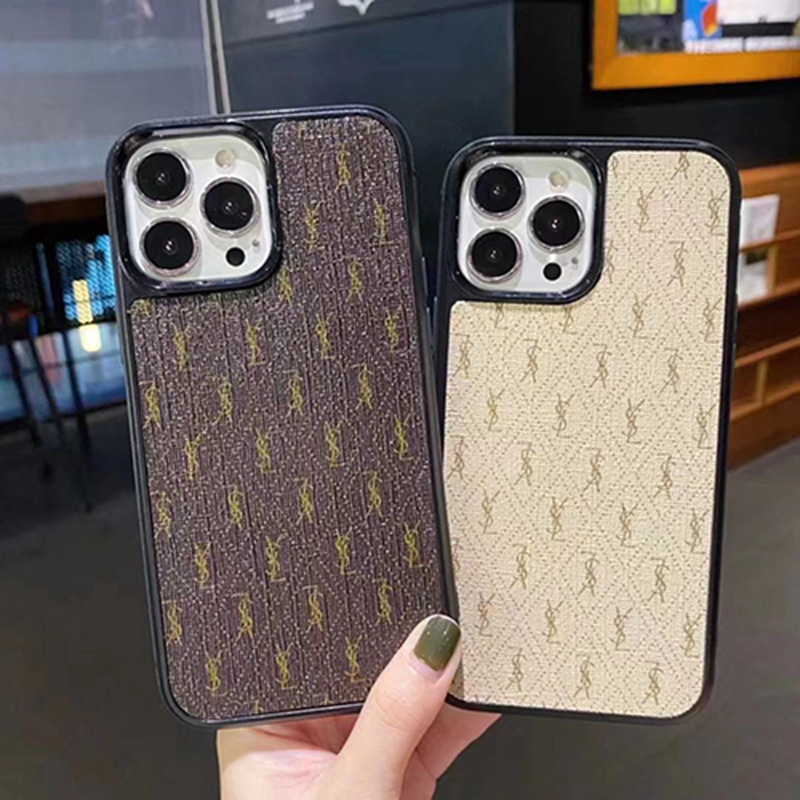 iphone15/14Pro max/14Pro/14plus/14スマホケースysl 人気 格子縞