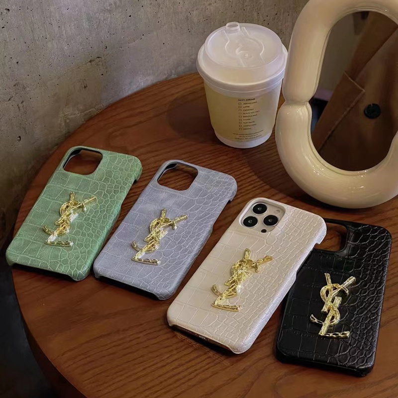 YSL イブサンローラン ブランド iphone 14/14 pro/14 PLUS/14 pro maxケース ワニ レザー スーパー コピー