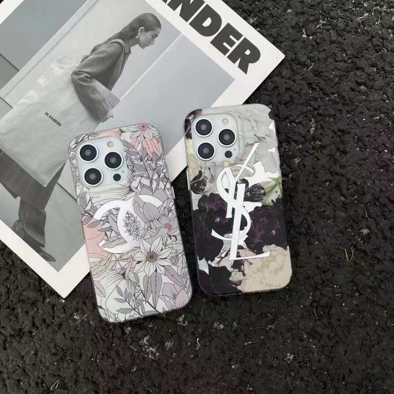 Gucci グッチ LV ルイヴィトン ブランド iphone 14/14 pro/14 pro maxケース 韓国風 イブ・サンローラン/YSL植物 熊 ウサギ 蝶 熊柄 モノグラム個性
