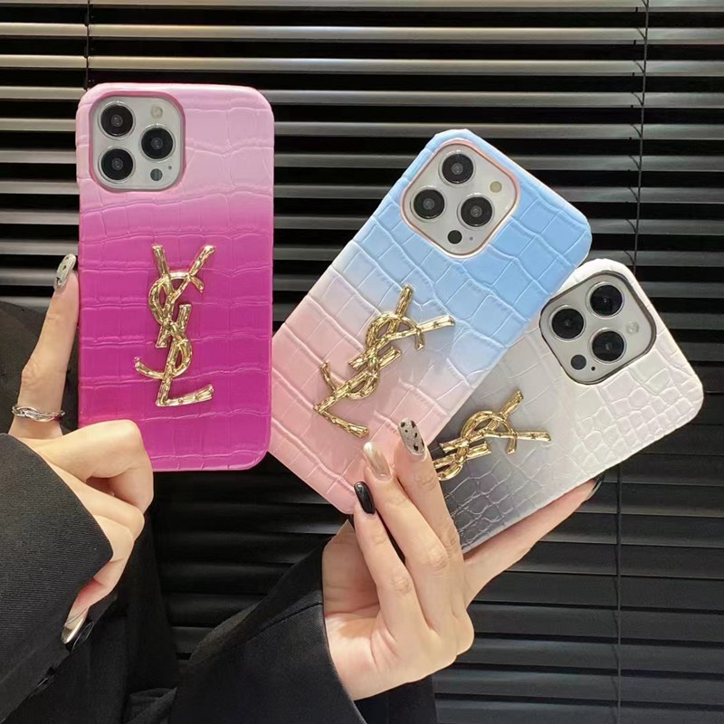 YSL イブサンローランブランド iphone 15 pro maxケース かわいい女性向け ケース個性潮 iphone 15