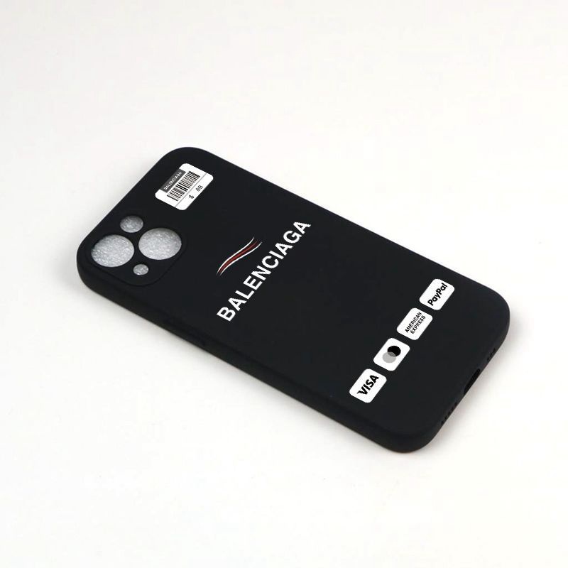 バレンシアガiphone14pro max/14plusケースbalenciaga黑白ブランド モノグラム アイフォン14カバー