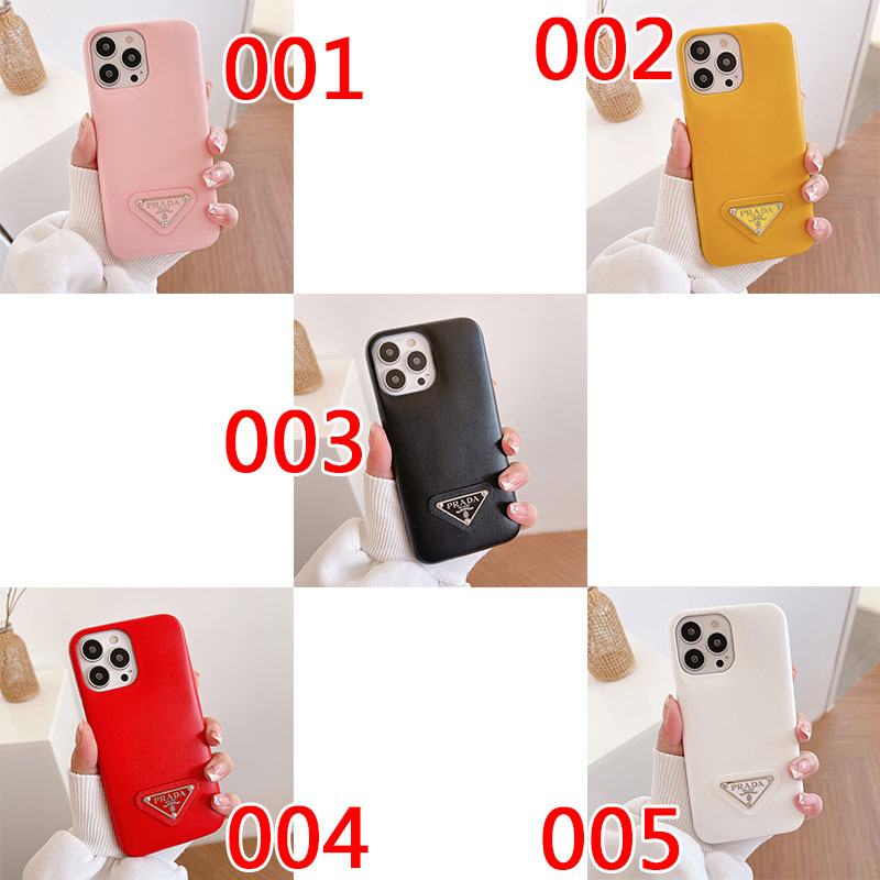 プラダブランド GalaxyS22/S22+/S22 Ultra携帯ケース トライアングルロゴ