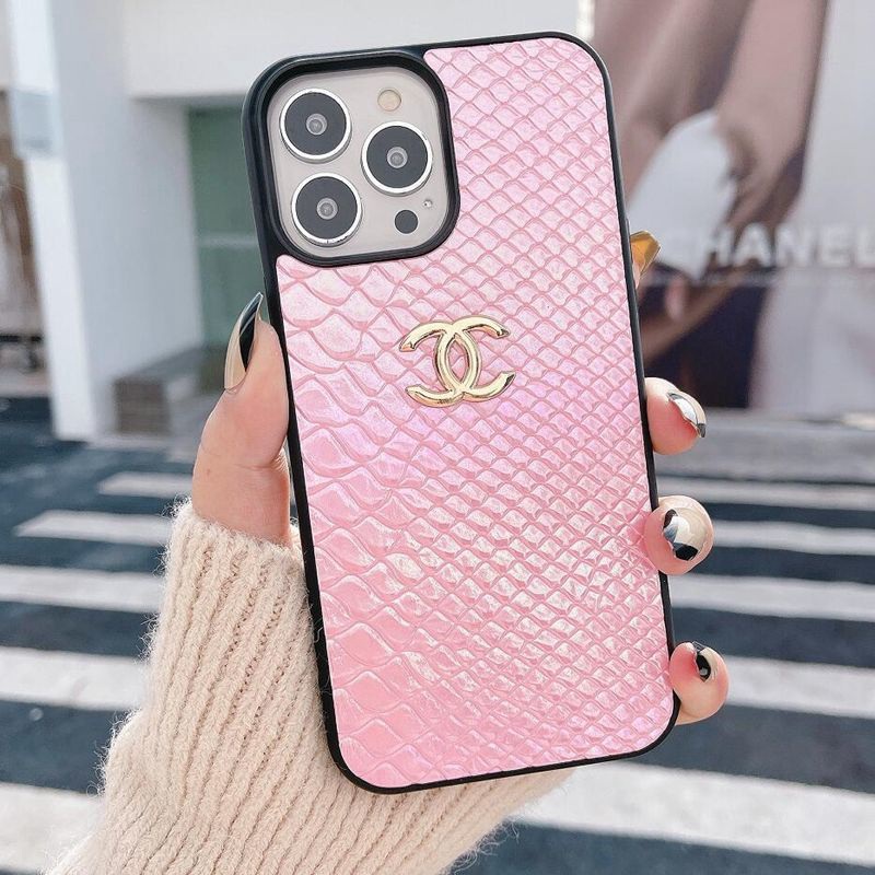 iphone14Pro max/14Pro/14スマホケースChanel 高級 メタルロゴ