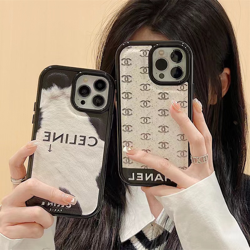 celineセリーヌpradaプラダiphone14pro max/14plusケース可愛いモノグラム蛇革ジャケット ブランド アイフォン14プロ マックス/14プロ/14プラス