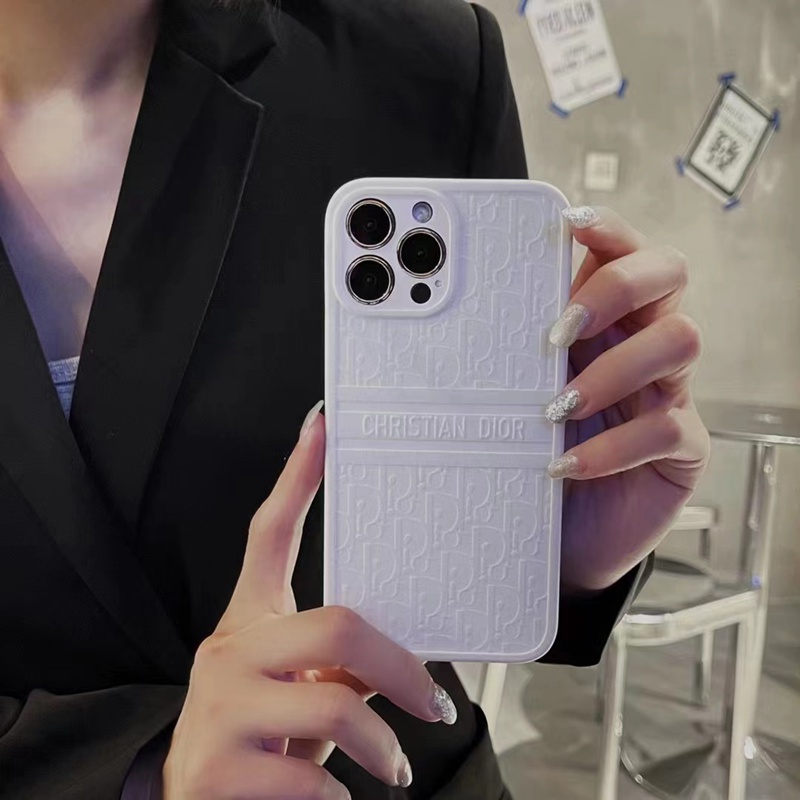 ディオール Dior ブランド アイフォン13/13 pro max/13 miniカバー 韓国風 ジャケット 浮彫 TPU セレブ 芸能人愛用 男女兼用