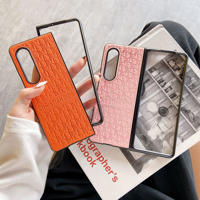 サムスンZfold3カバーDior 定番柄
