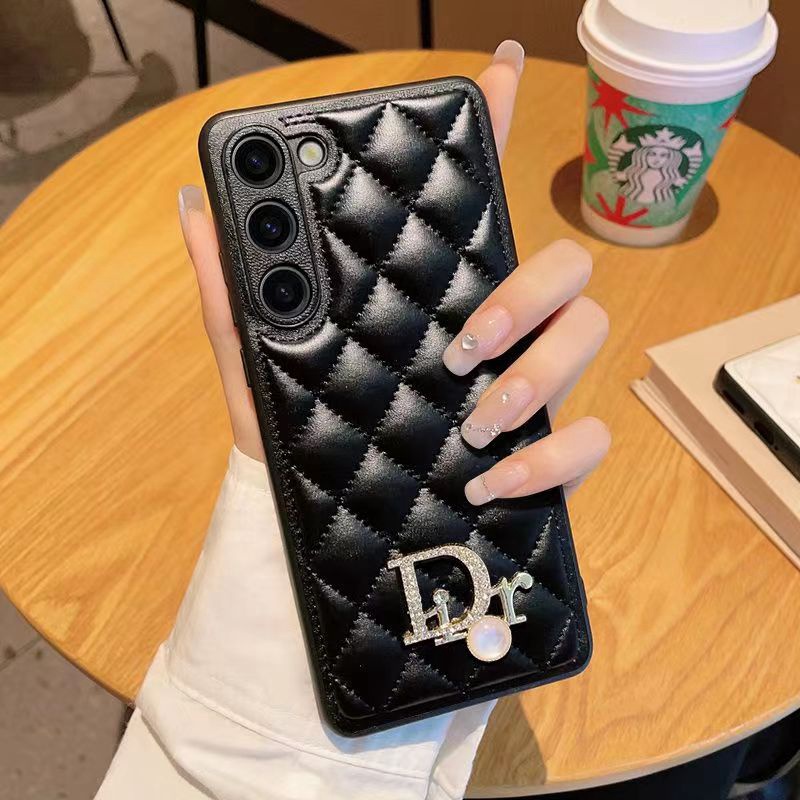 ディオールgalaxy s23+ultraケース お洒落diorモノグラム革ジャケット きらきら ブランド ギャラクシー コピー