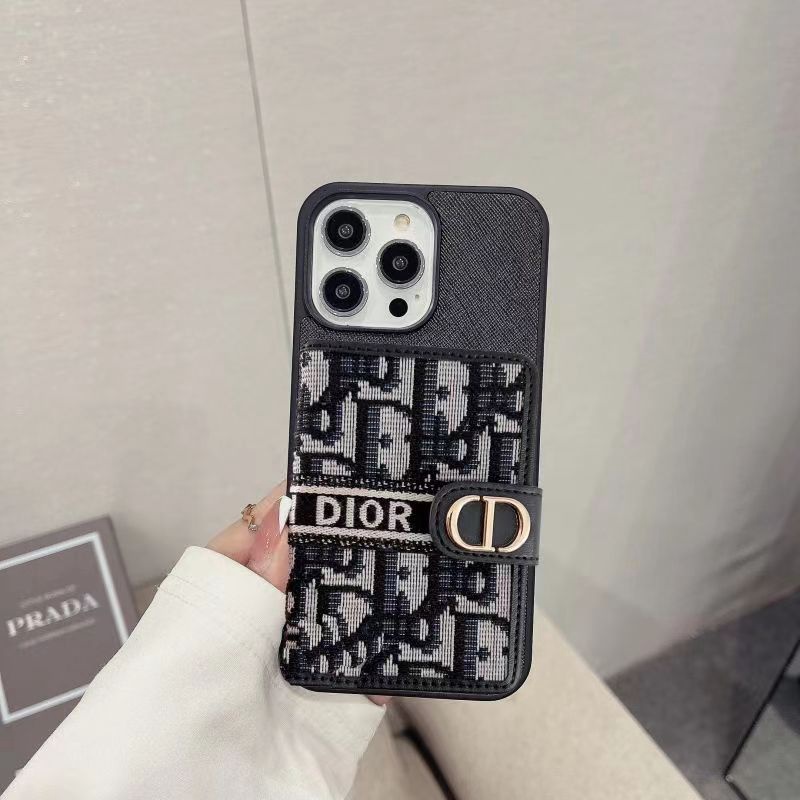 DIOR ディオール ブランド iPhone 14/14 Pro/14 Pro Maxケース 財布型 カード収納 レザー 小銭入れ モノグラム Galaxy S23+/S23 Plus/S23 Ultra