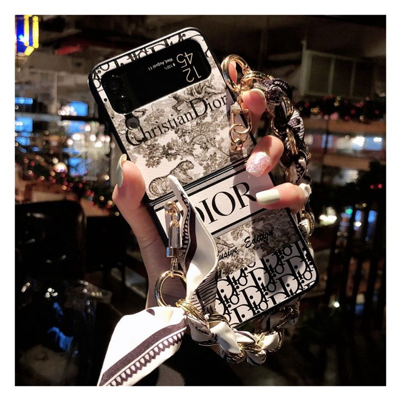 ディオールGalaxy Z Flip5 4 韓国風ケース インスタ風 レディース ブランド ギャラクシーZフリップ5 4