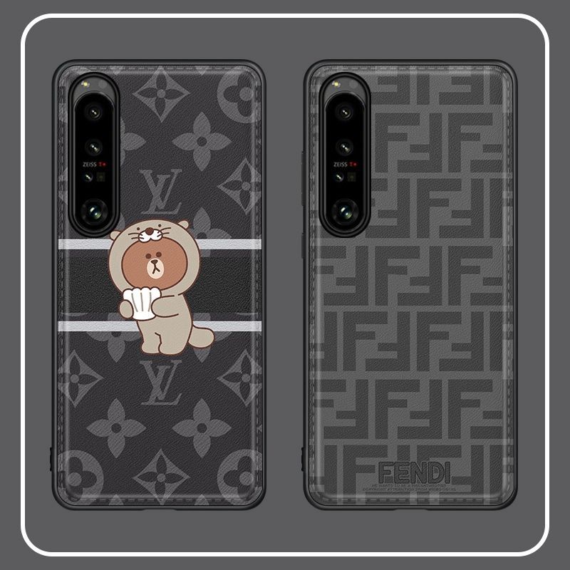 Burberry/バーバリー Fendi/フェンディ LV/ルイヴィトン ハイブランド iphone14 plus/14 pro maxケース モノグラム 熊柄 全機種対応 花 ヒョウ